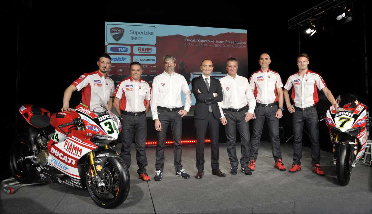 Factory Ducati World Superbike Team Introduced Live Over The Internet ...
