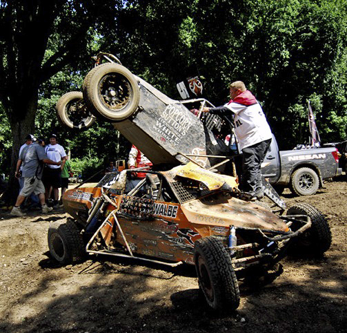 Road Racer Larry Pegram Makes His Presence Felt At Traxxas TORC Series Off-Road Race In Michigan
