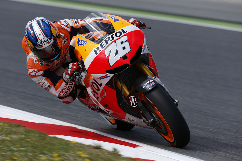 Pedrosa Quickest, Aoyama Replaced By Del Amor In MotoGP FP4 At Catalunya