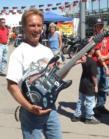 Springer-inspired Custom Guitar Auctioned Off For AHRMA Fund