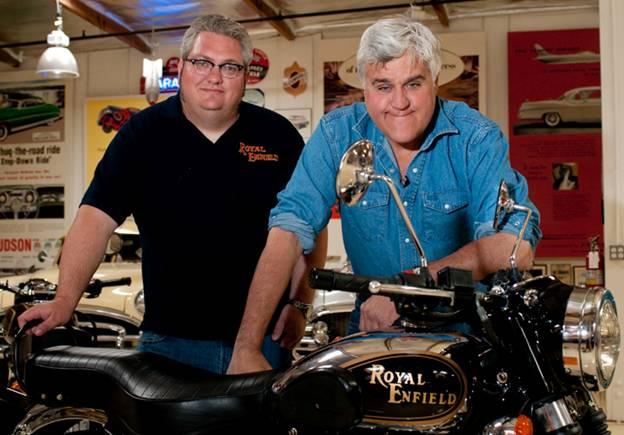 Jay Leno Takes Delivery Of Royal Enfield