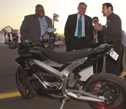 Zero Electric Motorcycles Demonstrated For U.S. Secretary Of Transportation LaHood