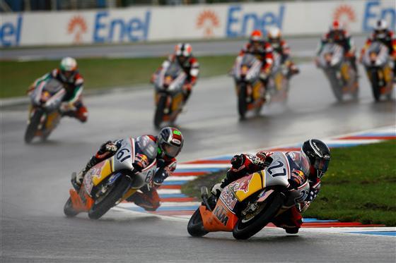 American Joe Roberts Wins Wet Red Bull MotoGP Rookies Cup Race One At Brno