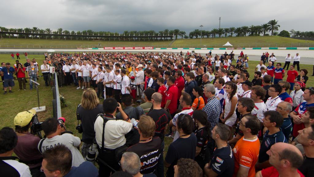 The MotoGP Paddock Remembers Marco Simoncelli At Sepang