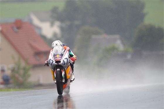Castellini Tops Wet Red Bull MotoGP Rookies Cup Qualifying In Germany
