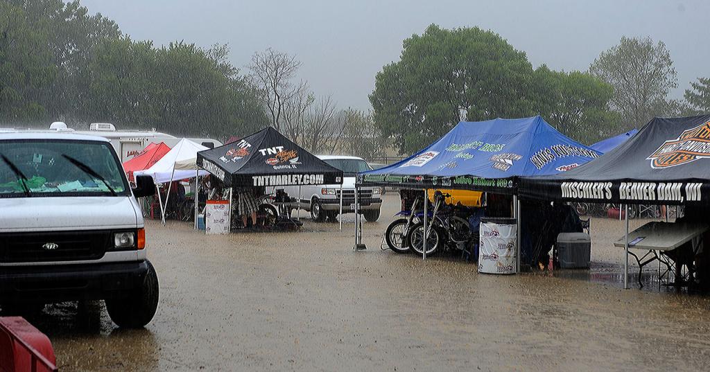 AMA Pro Flat Track Races At Springfield Postponed Due To Rain